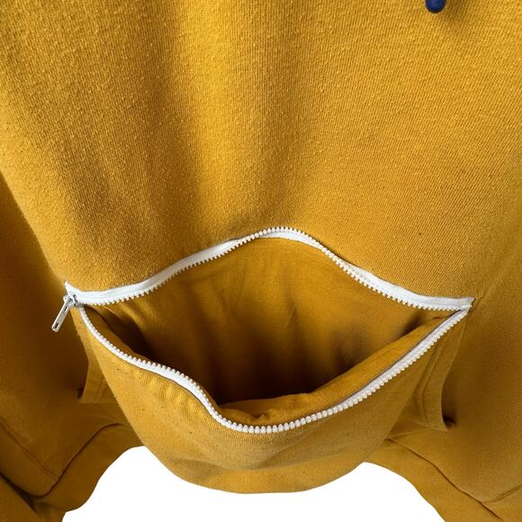 Disney World 50th Anniversary Hoodie Men’s L Unisex Yellow Mickey Castle 2021 - Picture 4 of 10